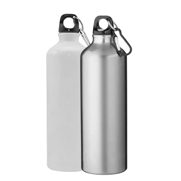 Фляга Sublime для сублимации с вашим лого спортивная с карабином 750 мл